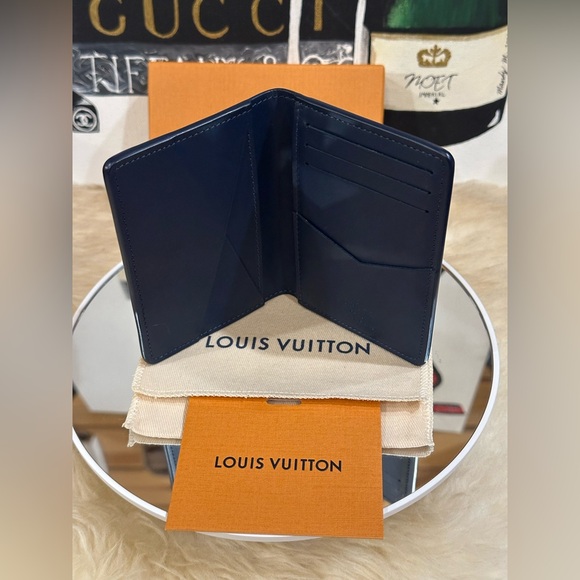 🔥 LOUIS VUITTON Damier Graphite Brazza Pocket Organizer Wallet Full Inclusion - Picture 11 of 11